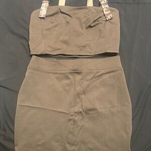 Top and skirt set